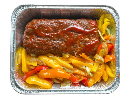 Meatloaf with Sautéed Vegetables and mashed potatoes - 2kg