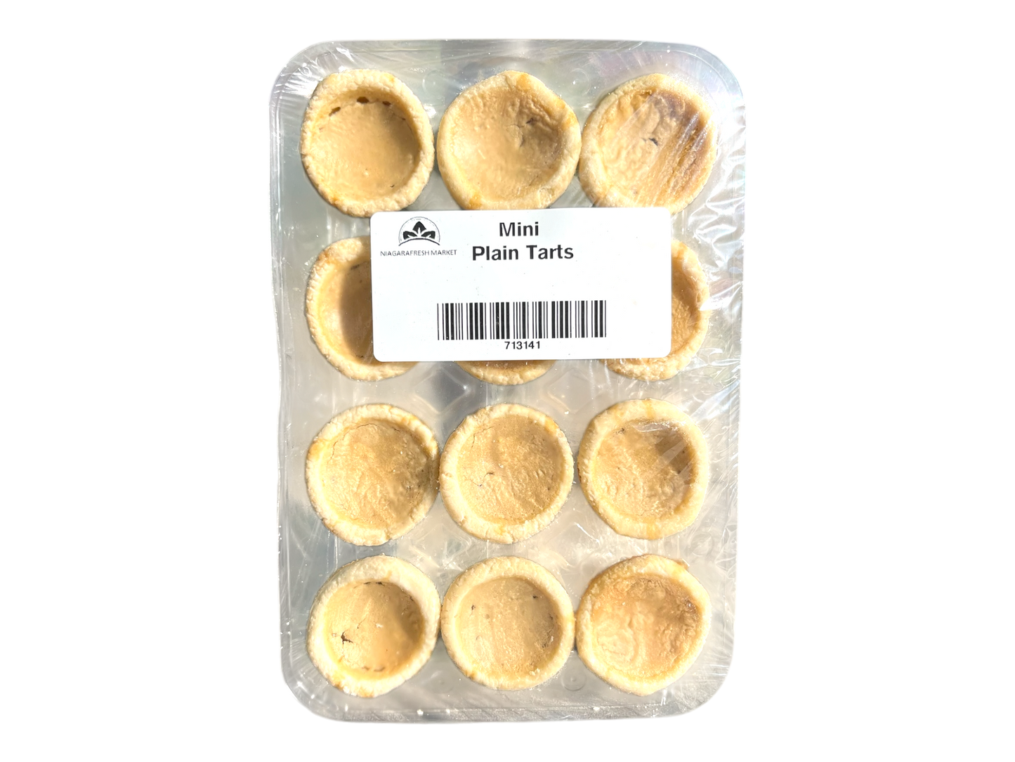 Homemade Mini Plain Butter Tarts Tarts - 12 Pack - Frozen