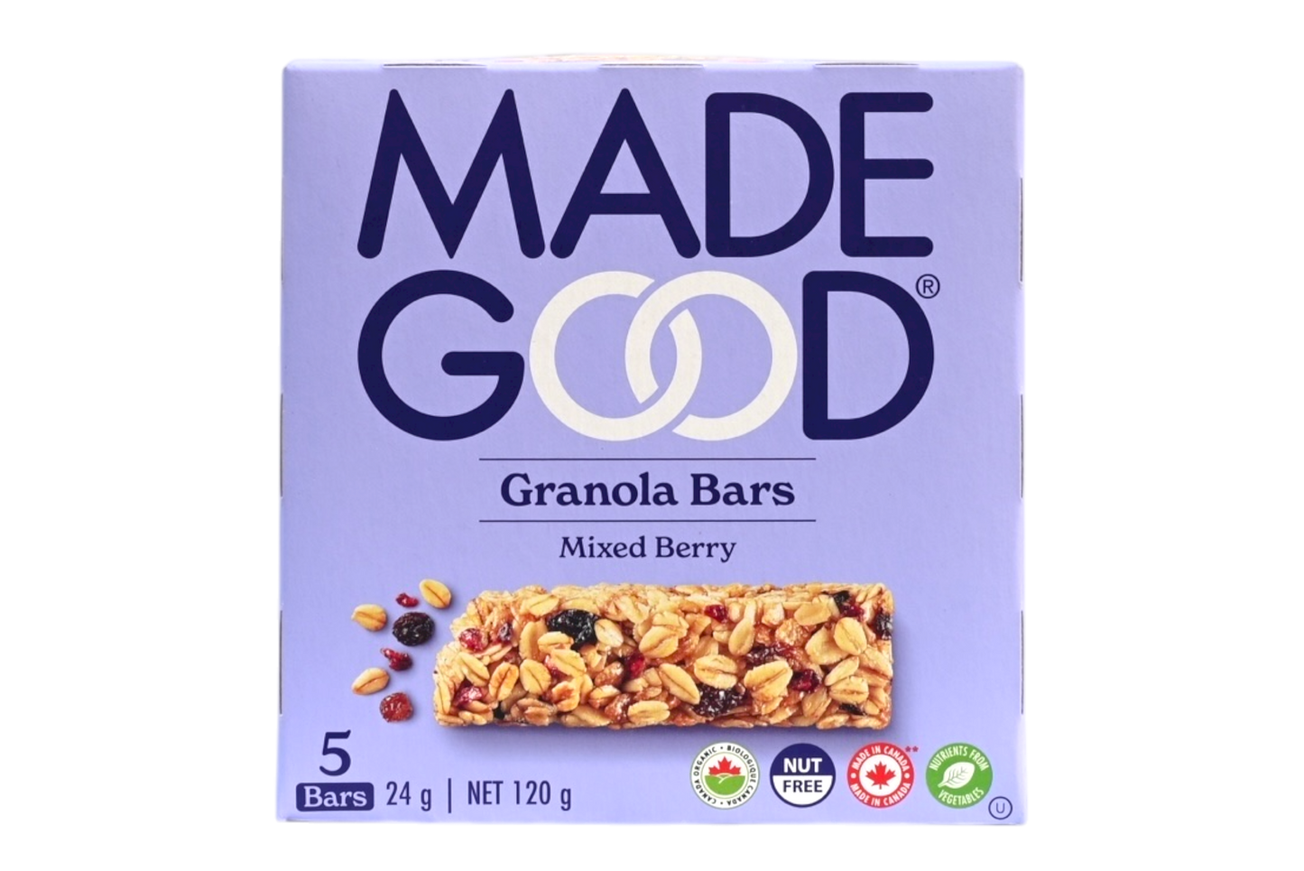 Made Good Granola Bars - Mixed Berry - 5x24g