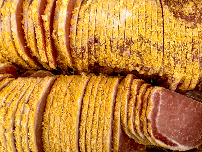 Big Red Sliced Peameal Bacon - 11 lbs (about 100 slices)