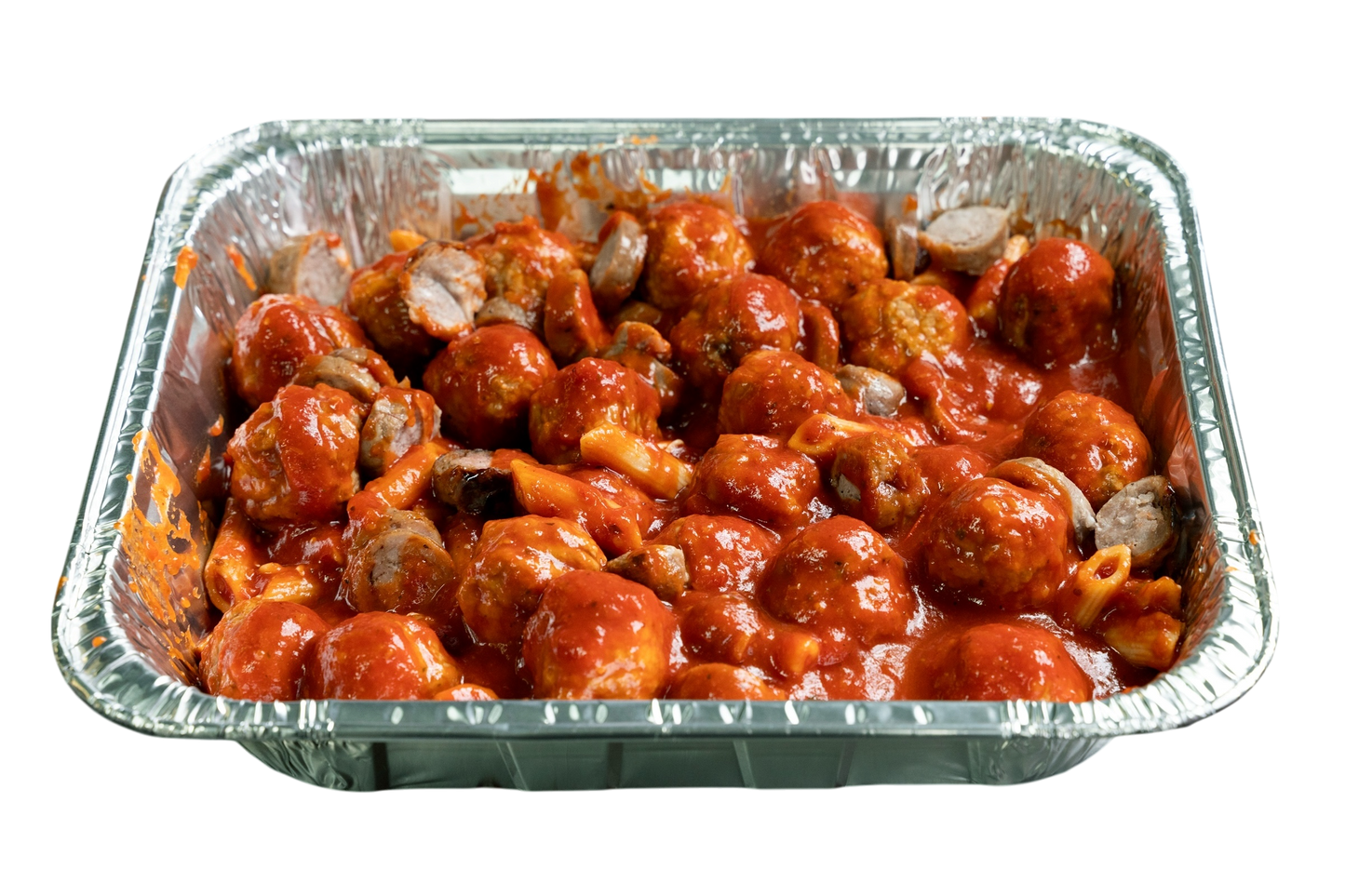 Penne, Sausage, and Meatballs in Tomato Sauce - 2kg