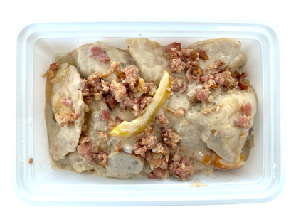 Pierogies with Mild Italian Sausage