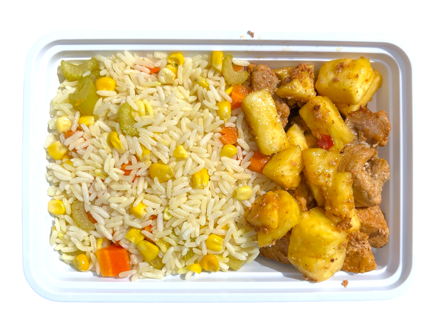 Pork Roast with Pineapple and Rice