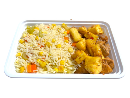 Pork Roast with Pineapple and Rice