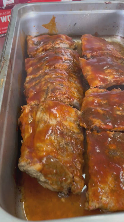Fully Cooked BBQ Ribs