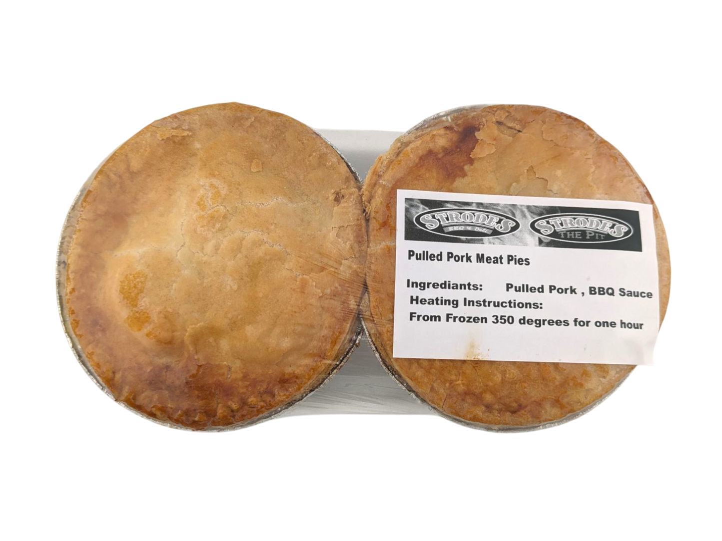 5" Pulled Pork Pot Pies - 2 Pack - Strodes