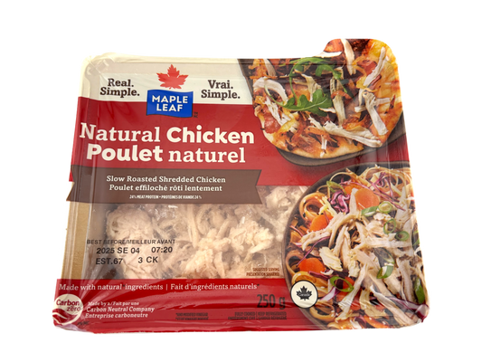 Maple Leaf Natural Shredded Chicken - 250g