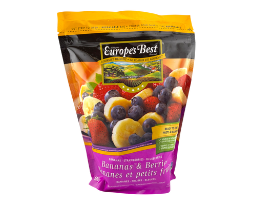Frozen Bananas and Berries - 600g