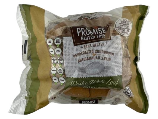 Promise Gluten Free Rustic White Sourdough Bread Loaf - 400g