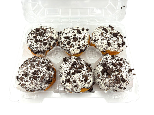 Mini Cookies & Cream Donuts - 6 Pack