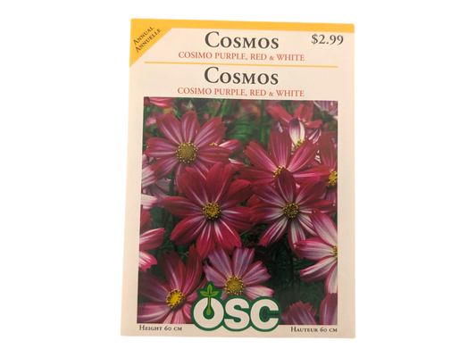 Cosmos Cosimo Purple, Red, & White