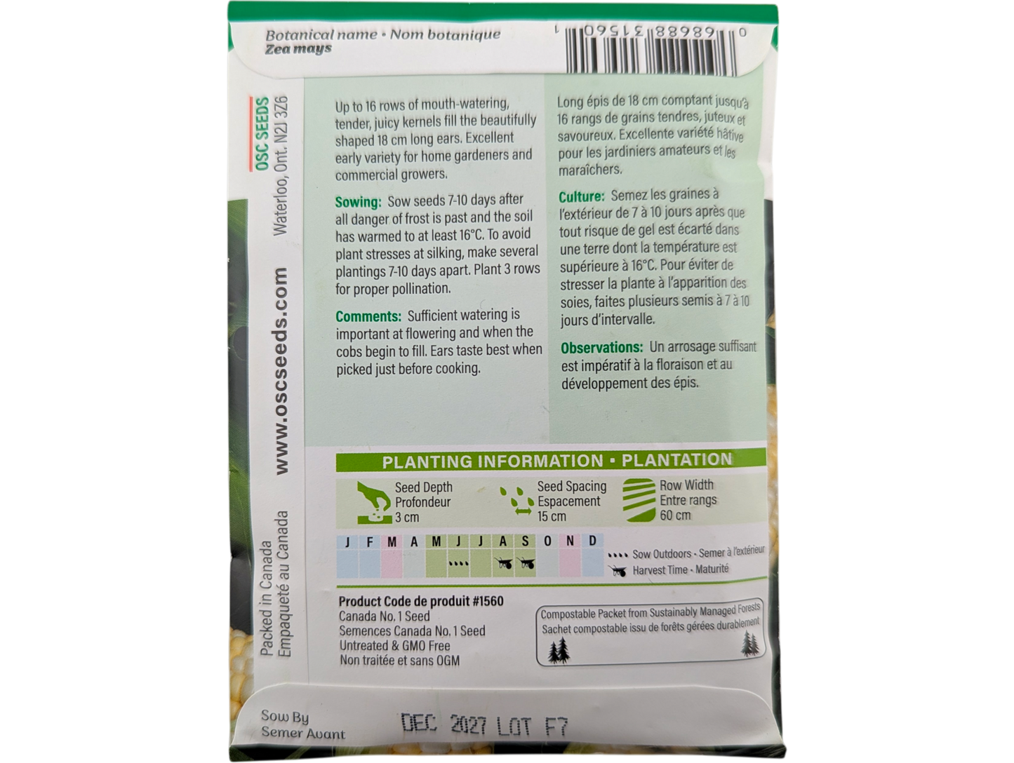 Sweet Corn Peaches & Cream Early