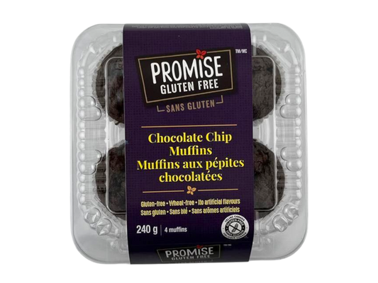 Promise Gluten Free Chocolate Chip Muffins - 4 Pack