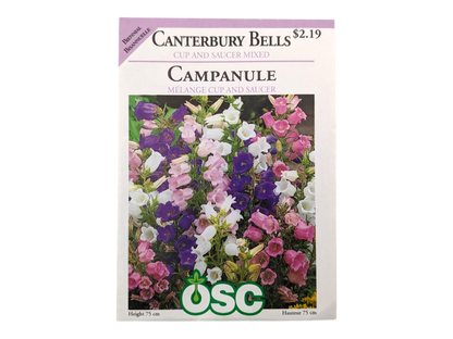 Canterbury Bells Cup and Saucer Mixed