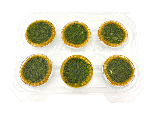 Homemade Spinach Quiches - Frozen