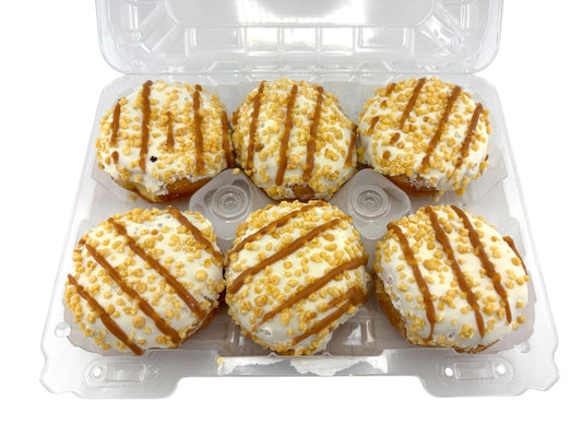 Mini Caramel Crunch Donuts - 6 Pack
