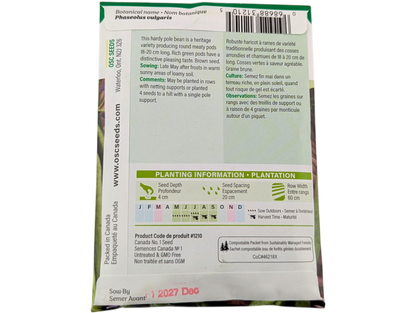 Pole Beans Kentucky Wonder Green