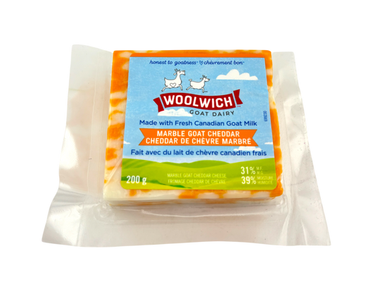 Woolwich Marble Goat Cheese Brick - 200g