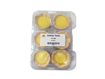 Lemon Tarts - 6 Pack - Frozen