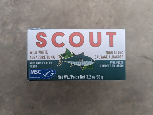 Canned Wild White Albacore Tuna - Scout 90g