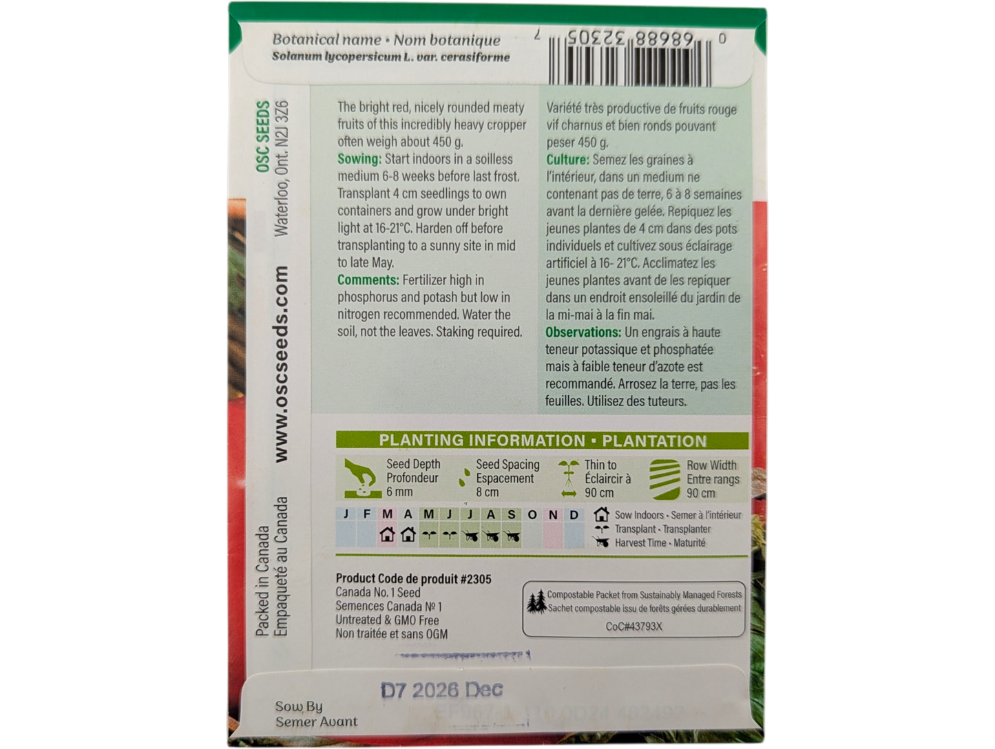 Tomato Better Boy VFN