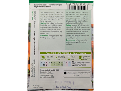 Hot Pepper Habanero Orange