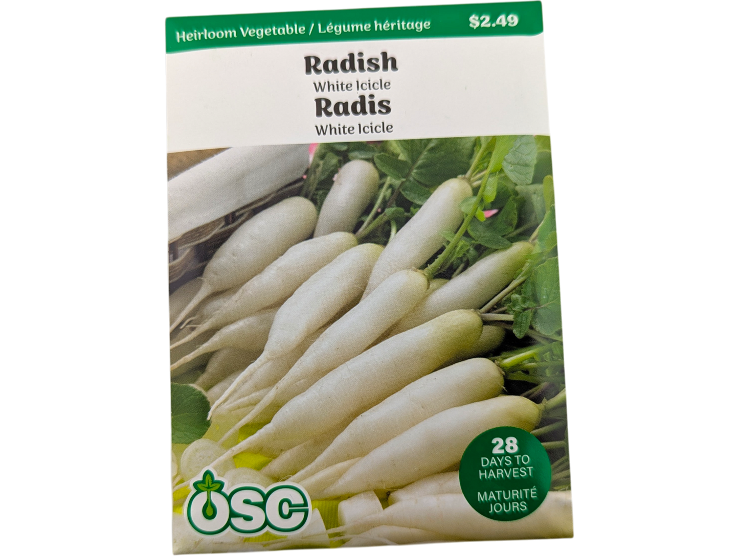 Radish White Icicle