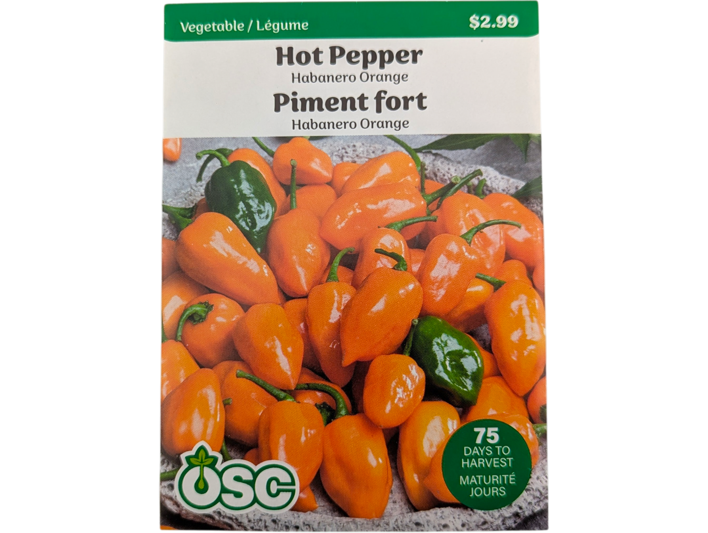 Hot Pepper Habanero Orange