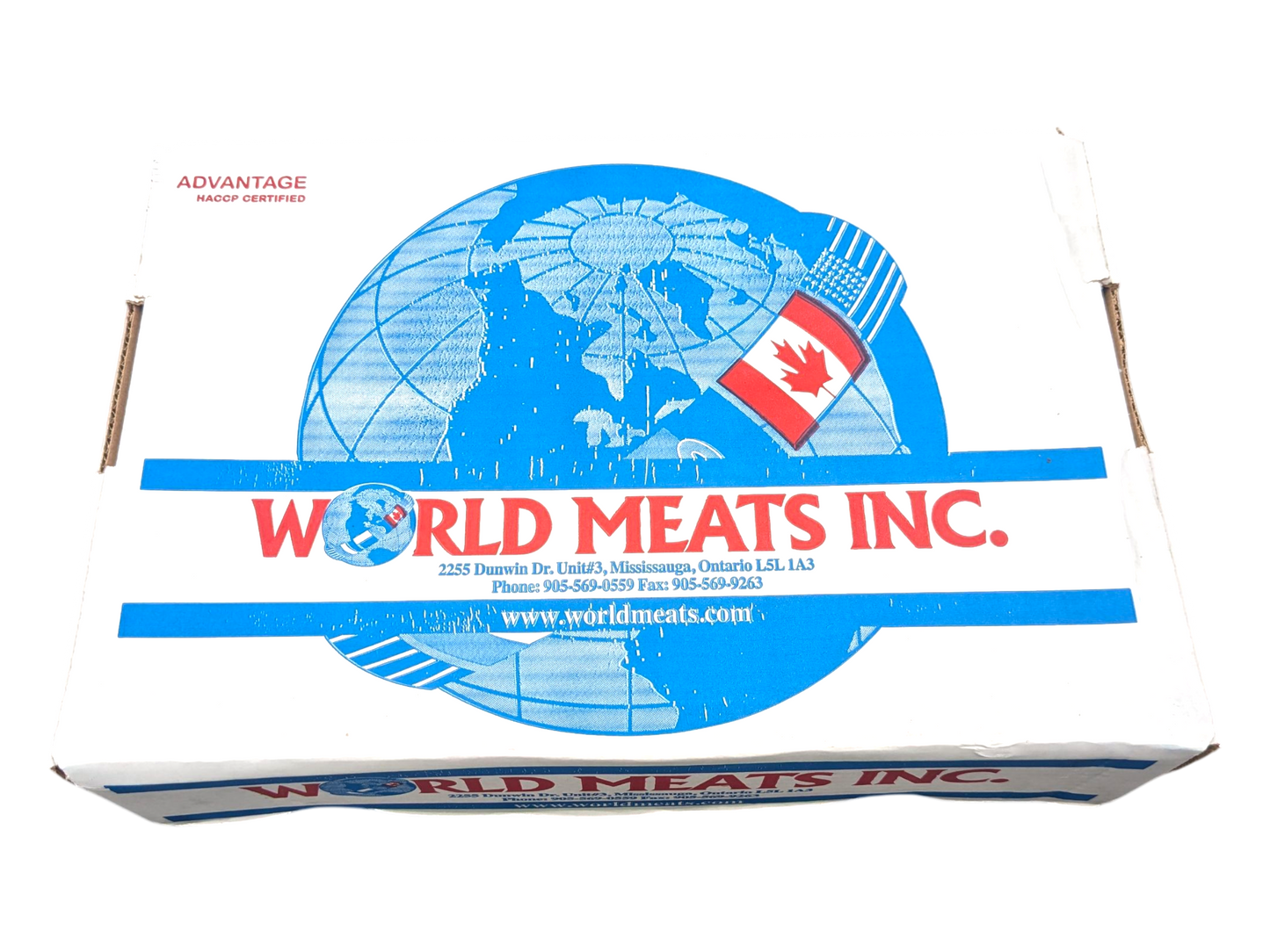 World Meats Sliced Bacon - 11lbs