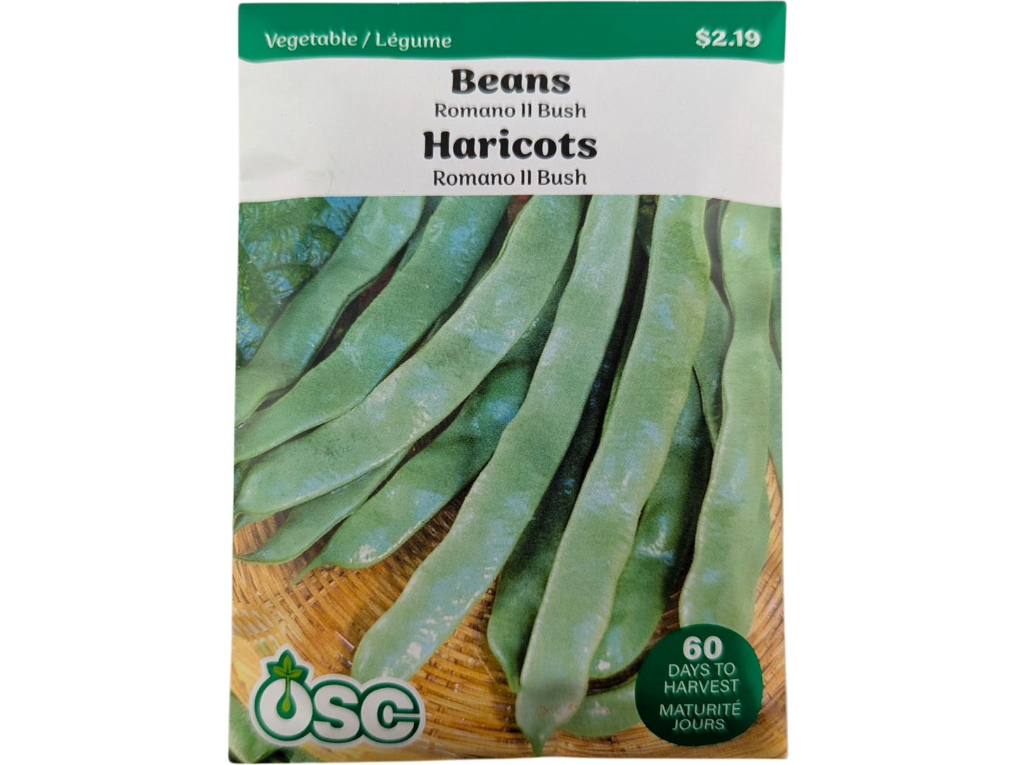 Beans Romano 11 Bush