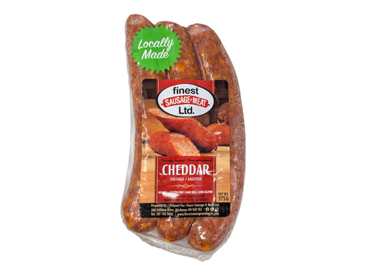 Cheddar Smoked Sausages - 3 pack - 375g