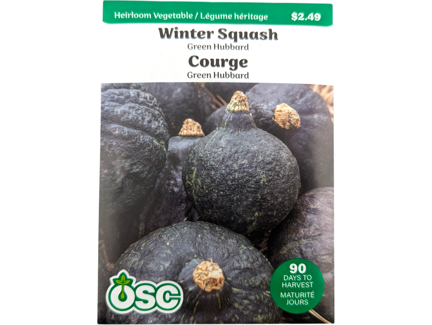 Winter Squash Green Hubbard