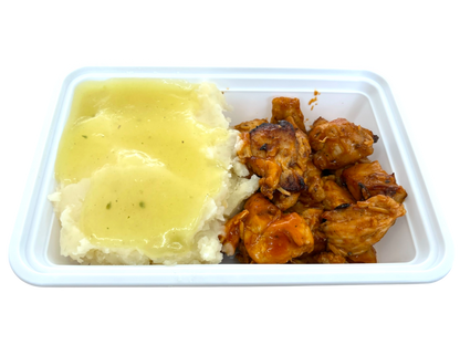 Roasted Chicken with Mashed Potatoes and Gravy