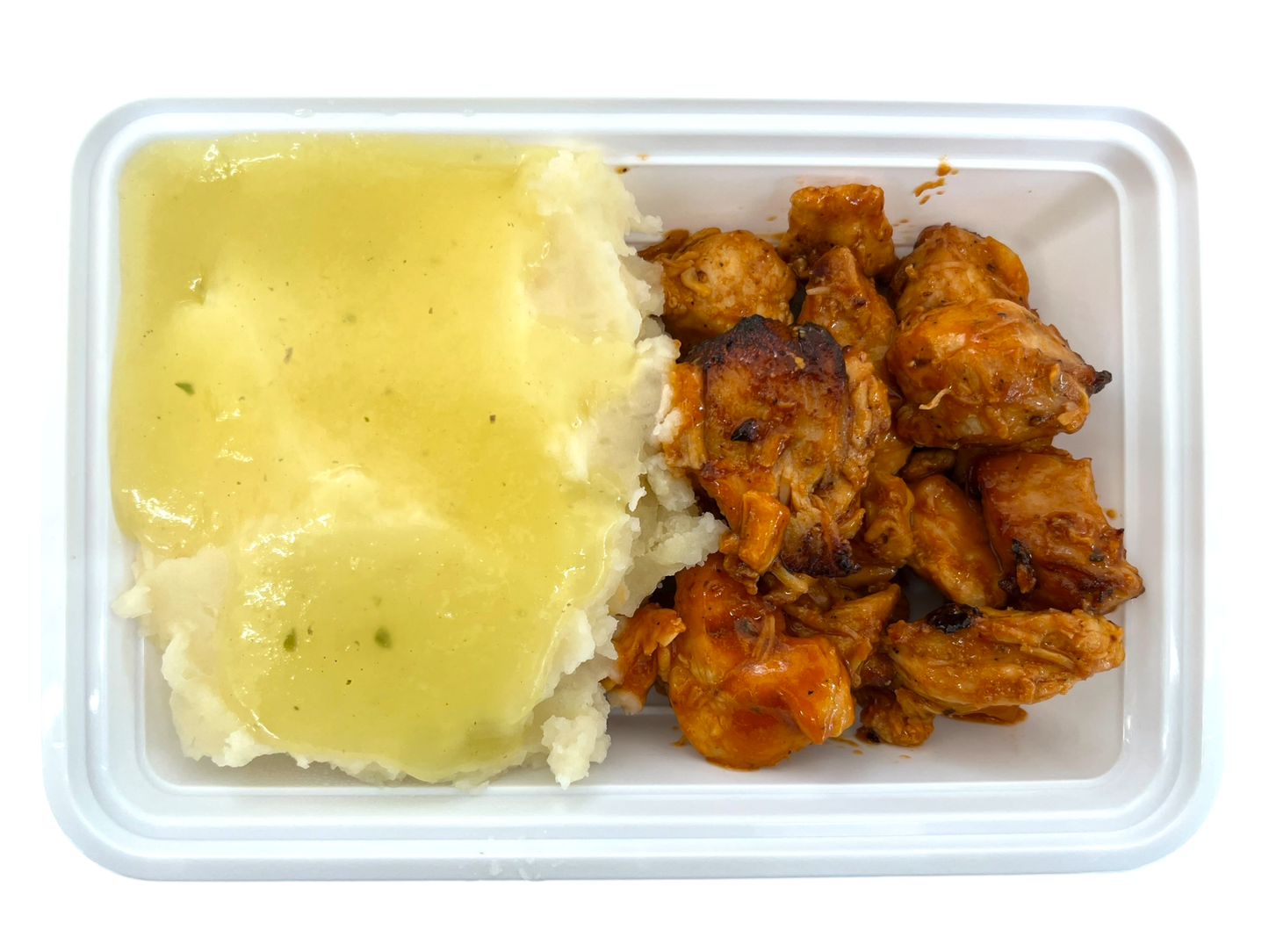 Roasted Chicken with Mashed Potatoes and Gravy
