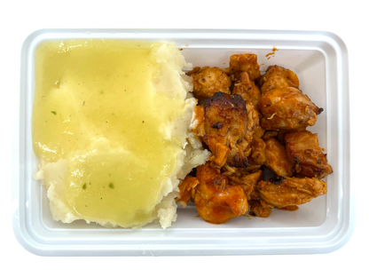 Roasted Chicken with Mashed Potatoes and Gravy
