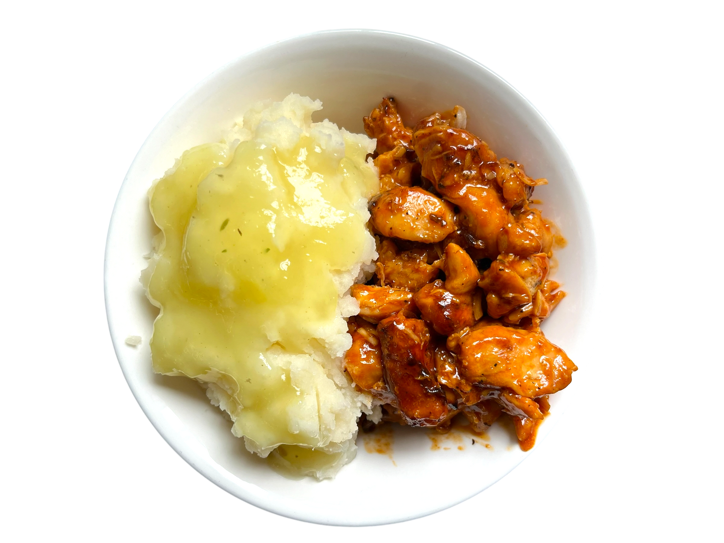 Roasted Chicken with Mashed Potatoes and Gravy