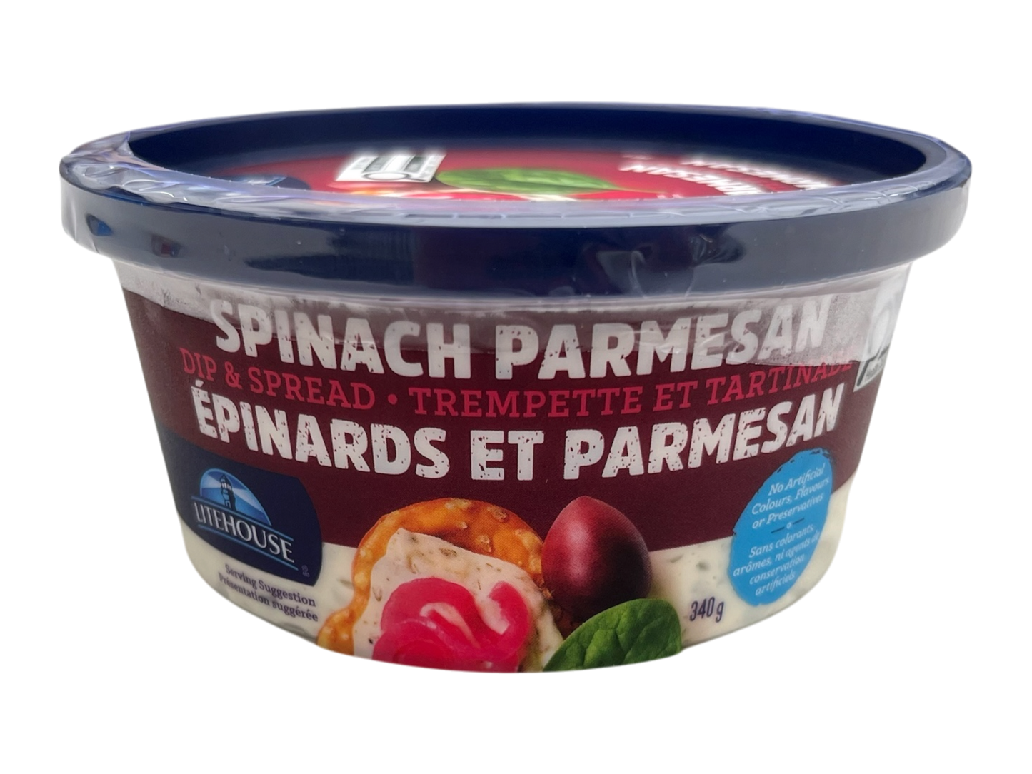 Spinach Parmesan Dip - Litehouse - 340g