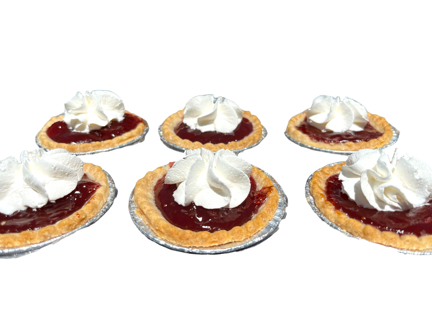 Homemade Strawberries and Cream Tarts - 6 pack