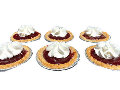 Homemade Strawberries and Cream Tarts - 6 pack