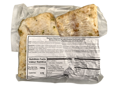 Wild Canadian Summer Herb Crusted Cod - Frozen