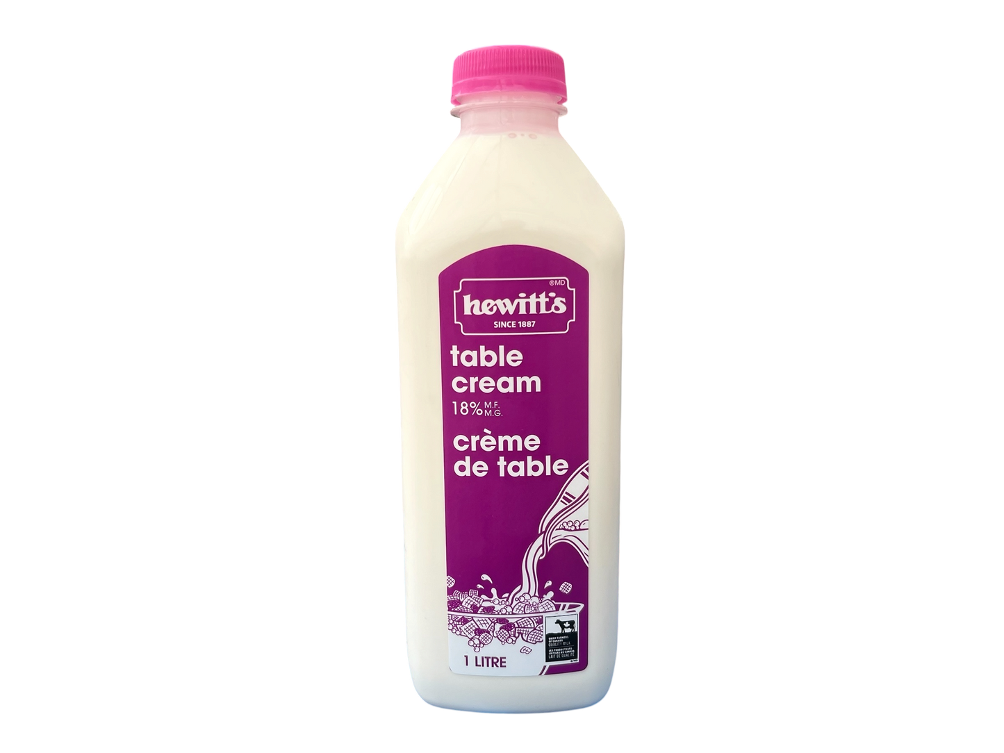 Hewitt's Table Cream (18%) - 1L