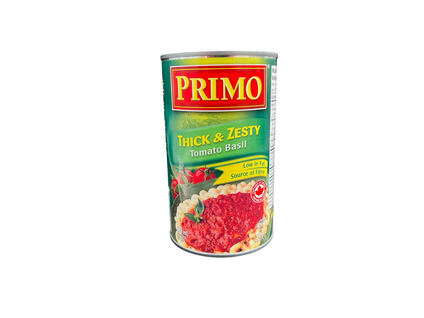Primo Thick & Zesty Pasta Sauce - Tomato Basil - 680ml