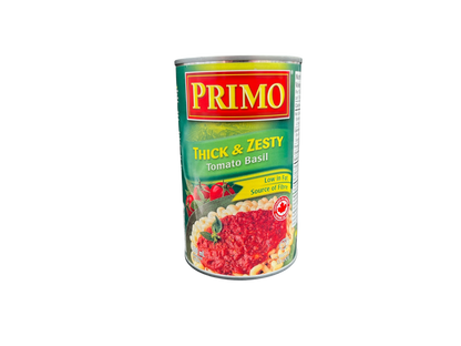 Primo Thick & Zesty Pasta Sauce - Tomato Basil - 680ml