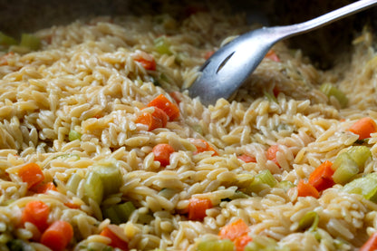 Tuscan Salmon with Orzo