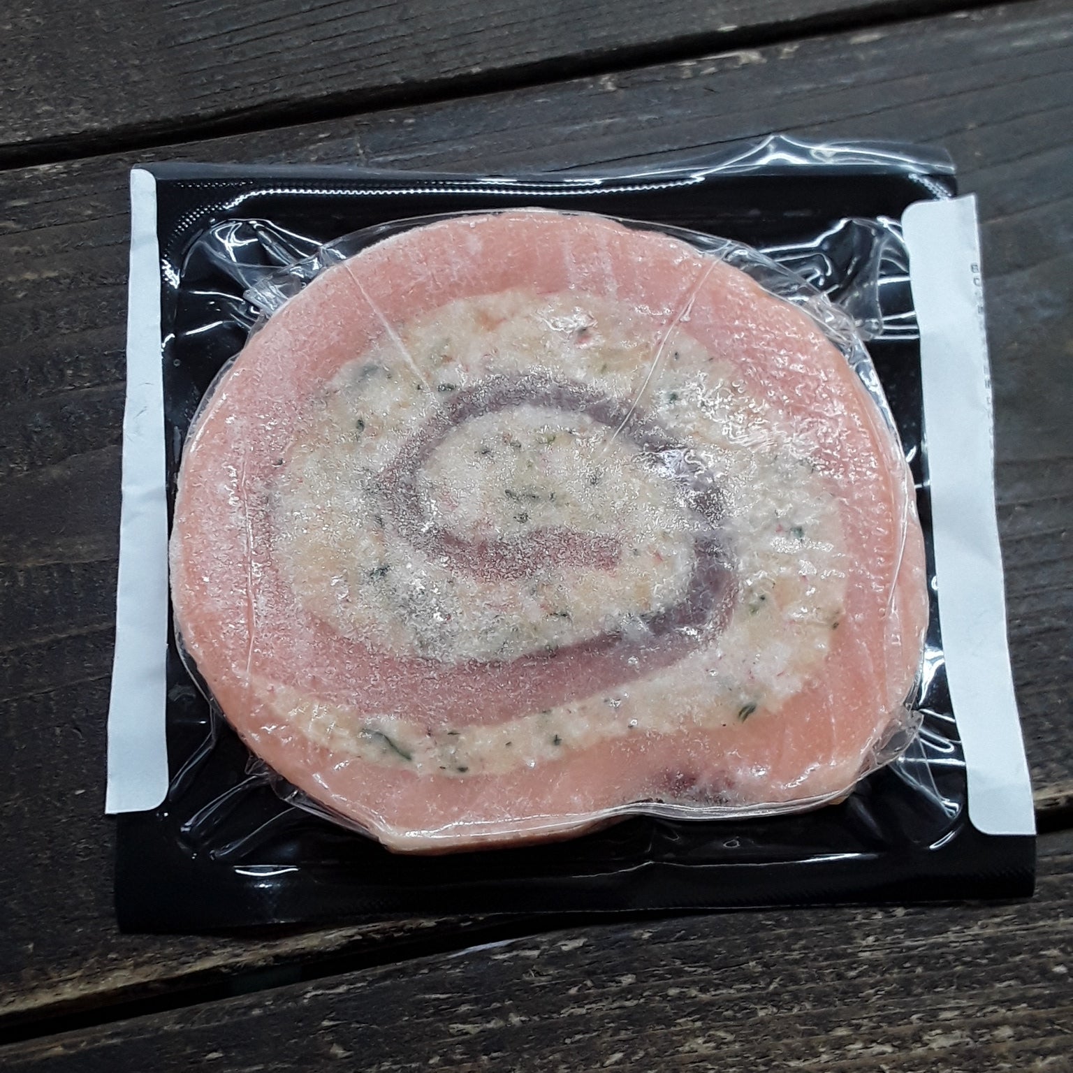 Salmon Pinwheels with Seafood Stuffing - 5oz - Frozen