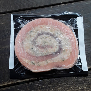 Salmon Pinwheels with Seafood Stuffing - 5oz - Frozen