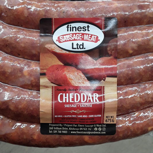 Cheddar Smoked Sausage - 5 pack - 675g - Frozen