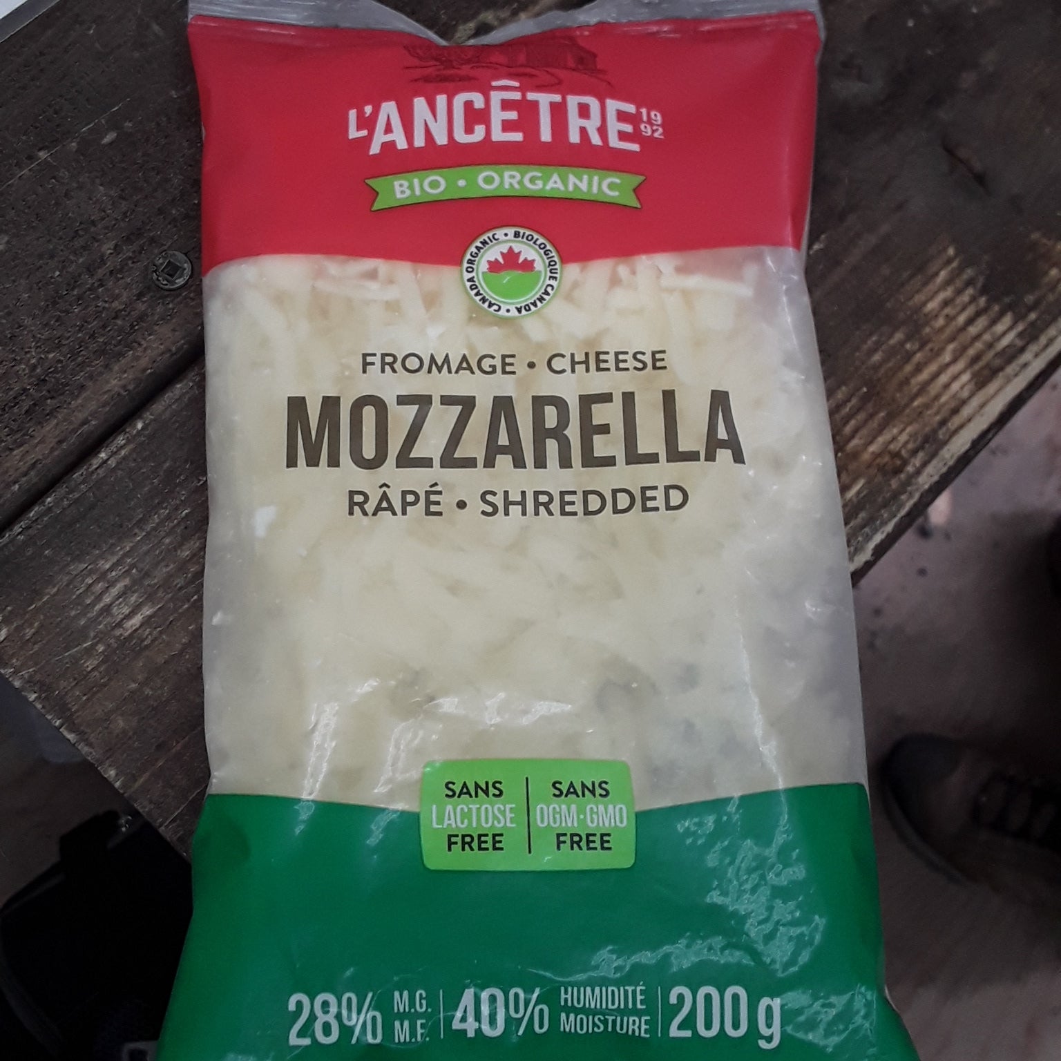 Shredded Mozzarella - L'Ancetre - 200g