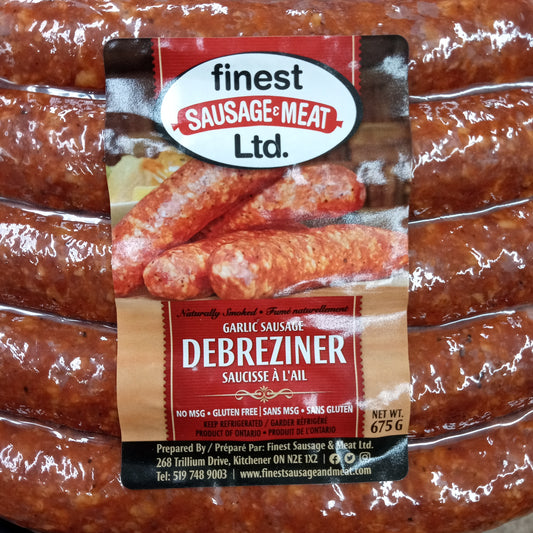 Debreziner Garlic Smoked Sausage - 5 pack - 675g