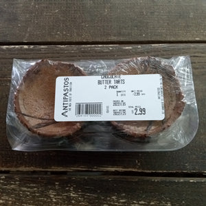 Chocolate Butter Tarts - 2 Pack - Frozen - Antipastos